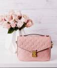 Сумка Louis Vuitton Pochette Metis Empreinte Rose Poudre